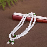 Jade Bracelet 6mm Bead Bracelet Men Jewelry Lucky Stretch Elastic Bracelet