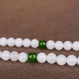 Jade Bracelet 6mm Bead Bracelet Men Jewelry Lucky Stretch Elastic Bracelet