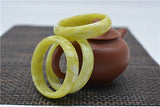 XIUYU Jade Bangle Ginger Yellow 60mm
