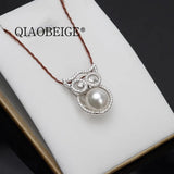 925 Sterling Silver DIY Pin Glue Pearl Pendant Mounting