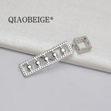 925 Silver 5-Pearl Tray Pendant 4.5-5mm DIY Accessory