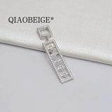 925 Silver 5-Pearl Tray Pendant 4.5-5mm DIY Accessory