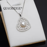 925 Sterling Silver Pendant for Big Pearl DIY Jewelry