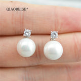 DIY Pearl Mountings, Crown Designs Jewelry Stud Earrings