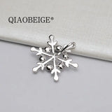 DIY Silver 925 Snow Pendant for 6-7mm Pearl
