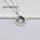 Sterling Silver Pendant Mounting for 10-15mm Pearl