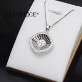 Sterling Silver Pendant Mounting for 10-15mm Pearl