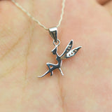 925 Silver Pearl Pendant Little Angel Jewelry Accessory