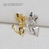 S925 Silver Squirrel Pearl Pendant Holder DIY Jewelry Findings