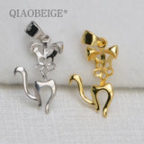 S925 Silver Squirrel Pearl Pendant Holder DIY Jewelry Findings