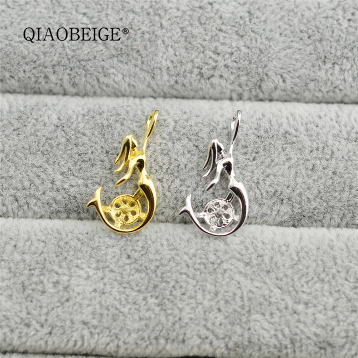 Mermaid Pendant Necklace Accessory for Women Gift