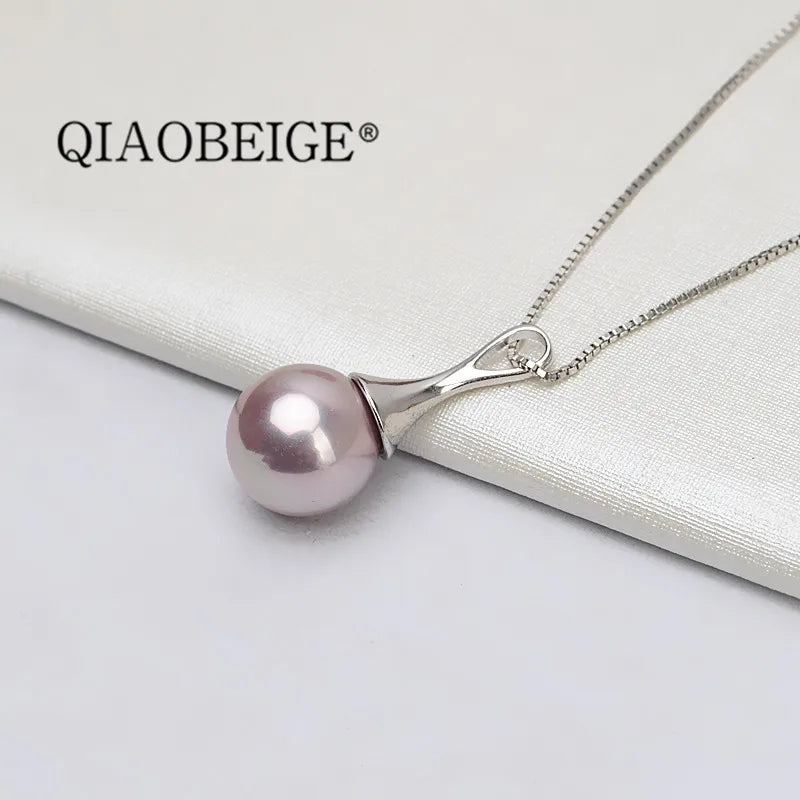 925 Sterling Silver Freshwater Pearl Pendant Mounting Hat