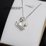 925 Sterling Silver Crab Necklace Pendant DIY Jewelry Accessory