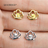 925 Silver Cat Earrings with Pearls