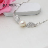 Freshwater Pearl 925 Silver Necklace Jewelry