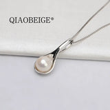 925 Silver Pendant Finding for 12-13-14mm Round Pearl Bead Accessory