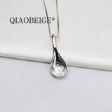 925 Silver Pendant Finding for 12-13-14mm Round Pearl Bead Accessory