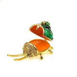 Colorful Metal Jewelry Box with Diamond Painting