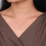 QINHONG Sterling Silver 925 Pearl Pendant Necklace for Women