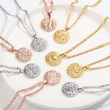 Zodiac Sign Constellations Necklaces Stainless Steel Jewelry
