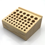 Wooden Holder Box for Handwork Tools 46/98 Holes Organizer