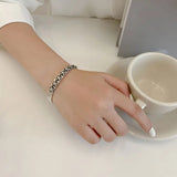 Vintage Silver Personality Pentagram Bracelet