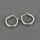 Minimalist Silver Earrings For Women Style Circle Geometric Ear Jewelry