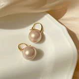 Elegant Silver Pearl Drop Earrings for Women