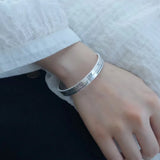 Vintage Roman Numerals Cuff Bracelet for Women