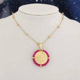 Virgin Mary Pendant Necklace Women Choker Silver Jewelry