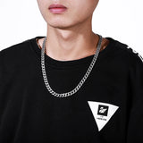 Tiger Pattern Cuban Necklace Men's Hip-hop Sweater Chain