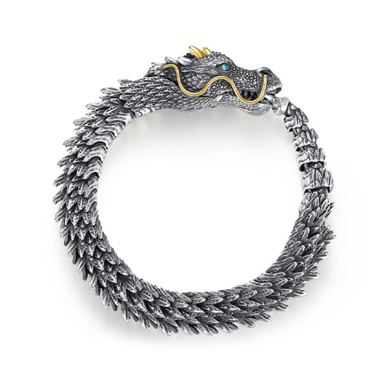 Retro Faucet Collection-level Smart Dragon Bracelet