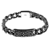 Auspicious Pattern Retro Bracelet Couple Ring Buckle Accessory