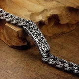 Auspicious Pattern Retro Bracelet Couple Ring Buckle Accessory