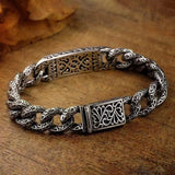 Auspicious Pattern Retro Bracelet Couple Ring Buckle Accessory