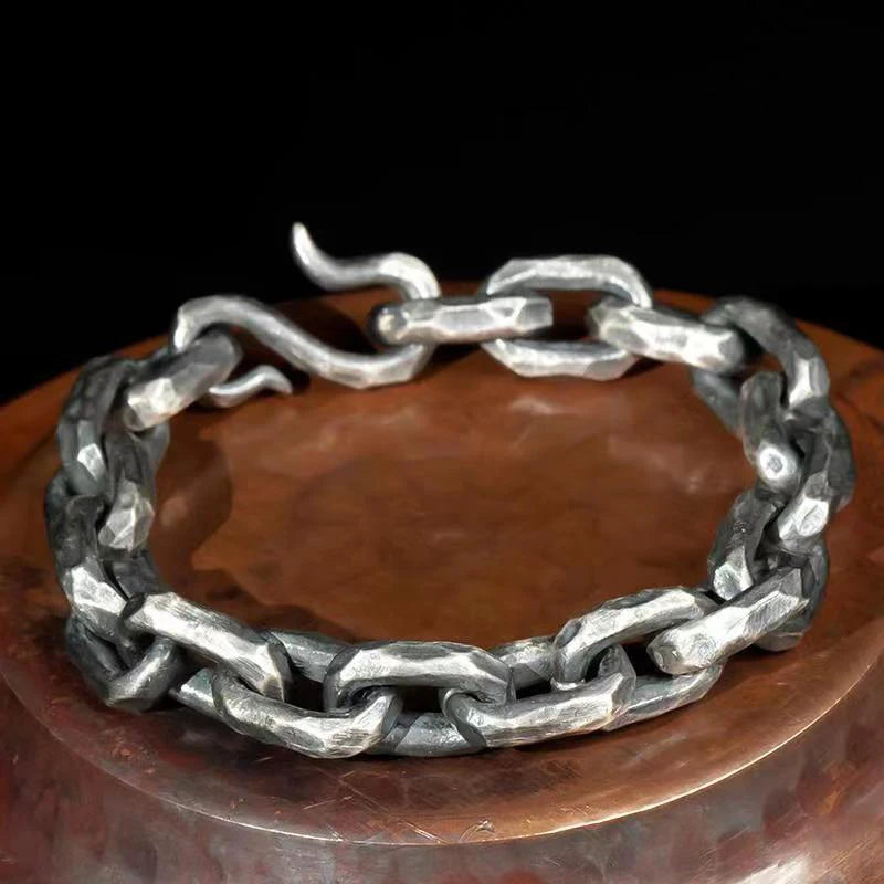 National Domineering Bracelet Men's Braided Keel Safe Pattern Tide