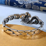 Creative Green Gem Dragon Totem Men Bracelet