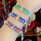 Thai Buddha Long Porui Bracelet 2557 Rooster Men Women Hand Jewelry
