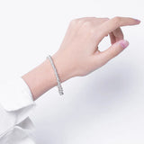 Silver Circle Bracelet Multi-layer Literary Bracelet