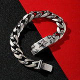 QN Star Retro Men's Bracelet & Ring Set, Personality Version, Casual Women