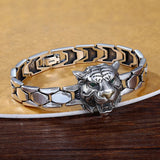 Tiger Head Strap Bracelet Men's Personality Men's Domineering Retro Women