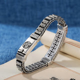 Luck Blessing Brave Troops Passepartout Silver Bracelet Men