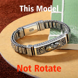 Luck Blessing Brave Troops Passepartout Silver Bracelet Men