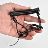 Anti-lost Phone Spring Keychain Steel Wire Spring Rope Key Chain