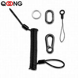 Anti-lost Phone Spring Keychain Steel Wire Spring Rope Key Chain