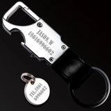 Keychain LED Lights Lamp Bottle Opener Multifunctional Tools Men