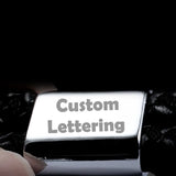 Woven Leather Keychain Personalized Gift for Car Key Holder S43