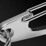 Stainless Steel Men Keychain Bag Charms Pendant Car Key Chain Ring Holder Y42