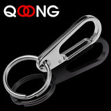 Stainless Steel Men Keychain Bag Charms Pendant Car Key Chain Ring Holder Y42