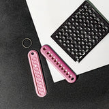 6 Pieces DIY Phone Numbers Keychain Personalized Gift Keyring Holder